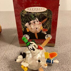 Vintage 1997 Goofy's Ski Adventure Hallmark Keepsake Ornament Disney